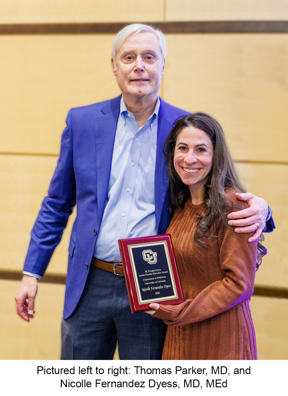 L to R: Thomas Parker, MD, and Nicolle Fernandez Dyess, MD, MEd