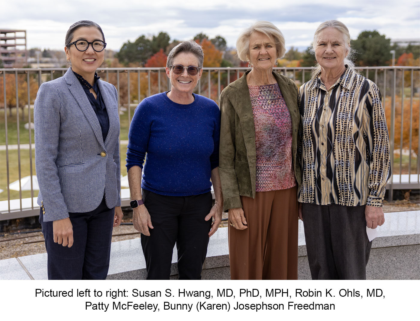Susan S. Hwang, MD, PhD, MPH, Robin K. Ohls, MD, Patty McFeeley, Bunny (Karen) Josephson Freedman