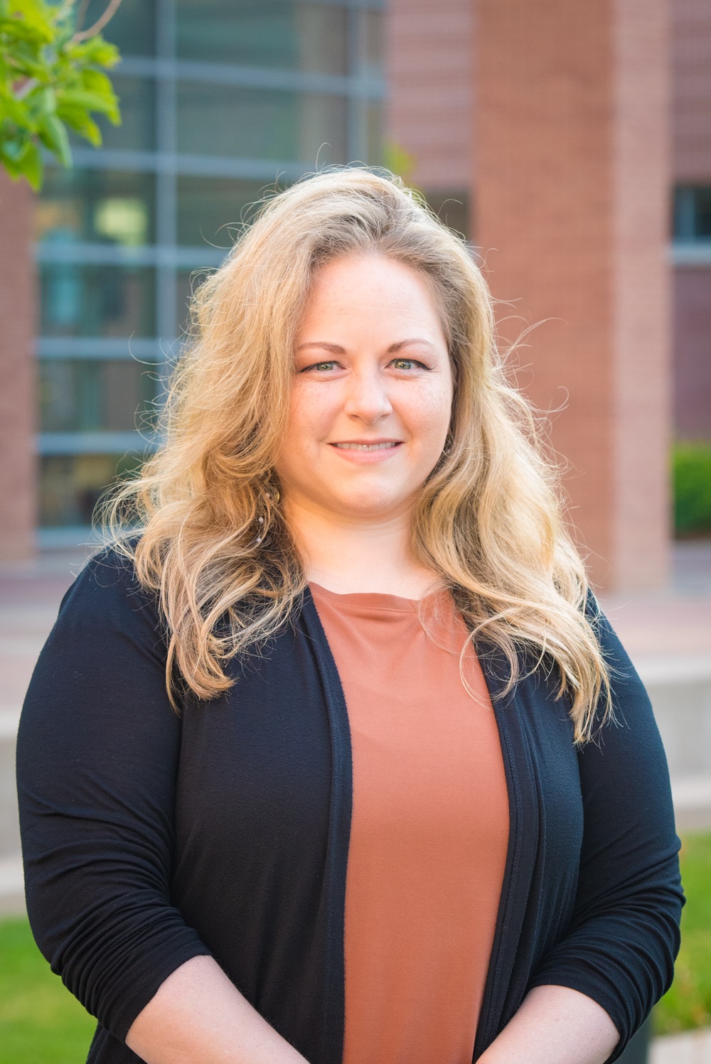 Headshot of Alyssa Arms on the Anschutz Medical Campus.