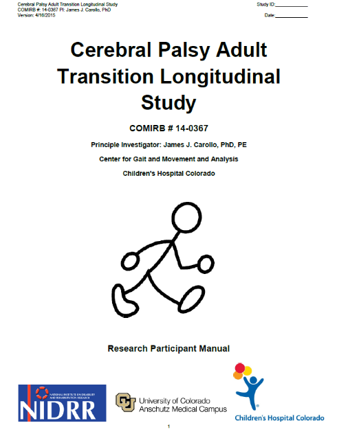 The Cerebral Palsy Adult Transition Longitudinal Study