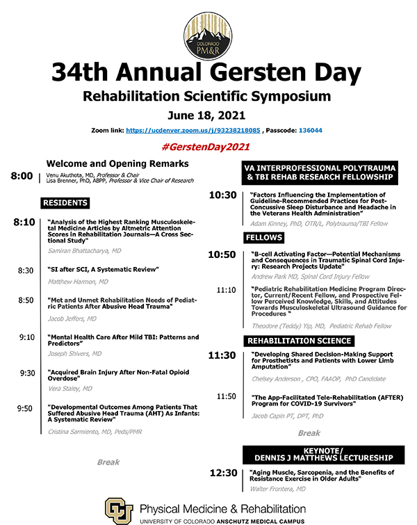 34th Annual Gersten Day Agenda 2021  