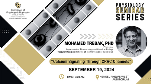 poster with information about Trebak's talk