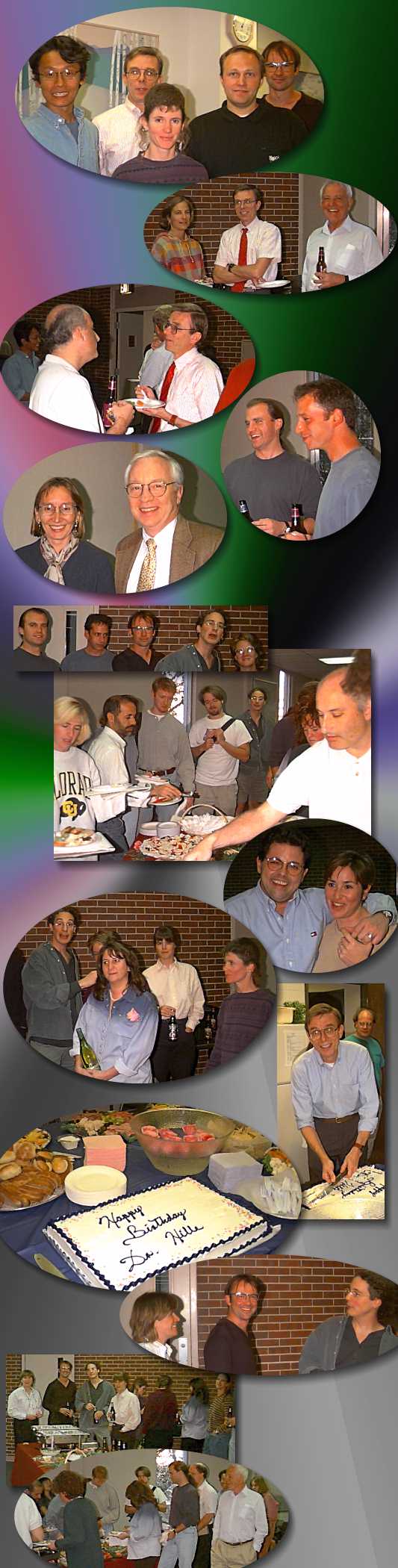 Photo collage from 1997 A R Martin Lecture