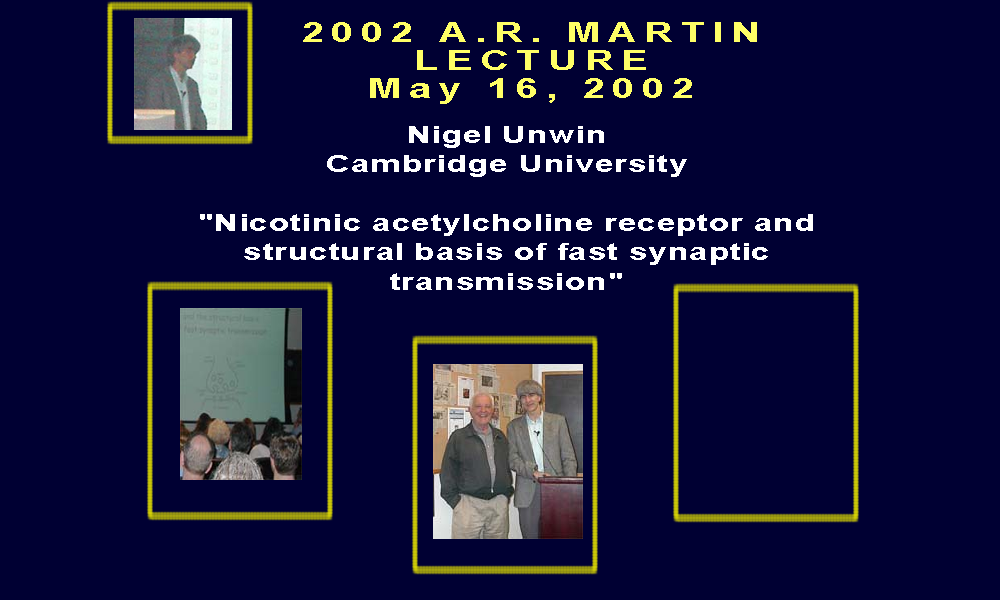 Photo collage from 2002 A R Martin Lecture