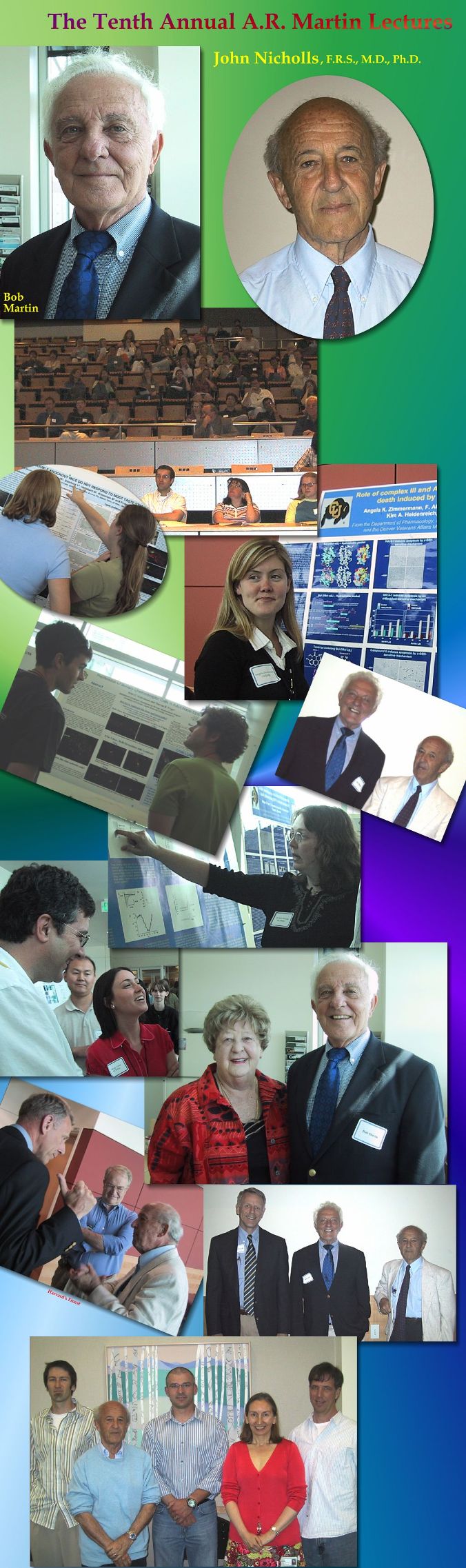 Photo collage from 2005 A R Martin Lecture