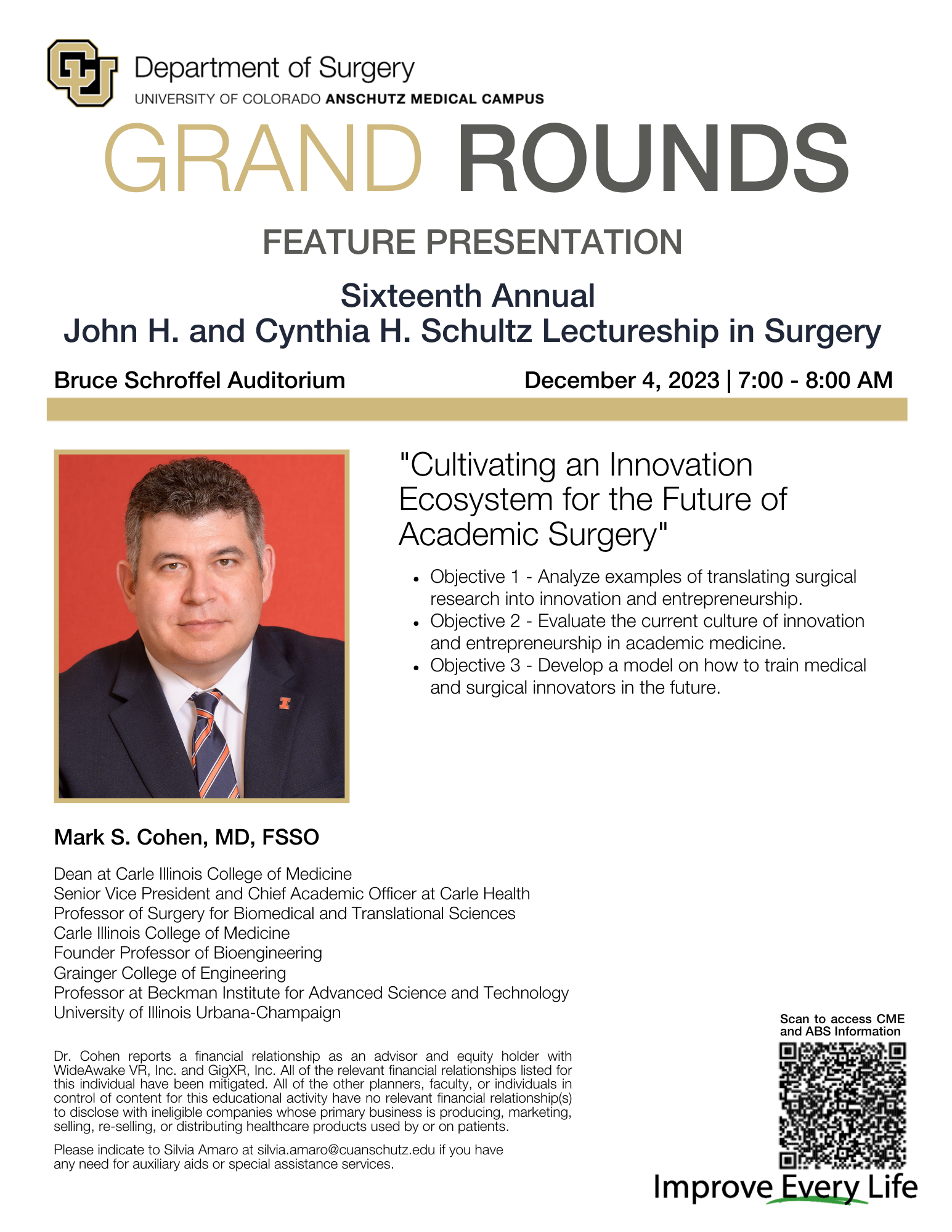 12.4.2023 Surgery Grand Rounds - Schultz