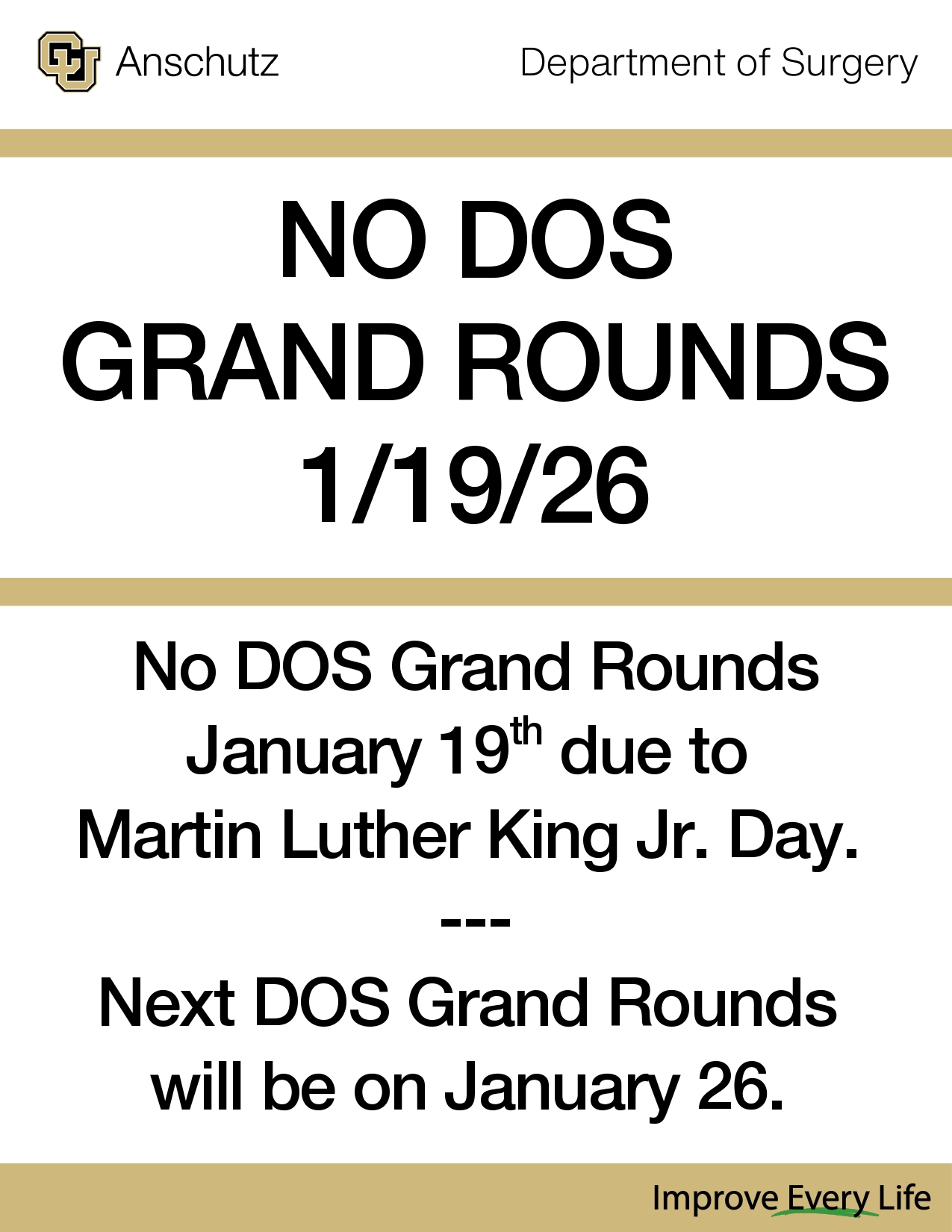 No DOS Grand Rounds Flyer