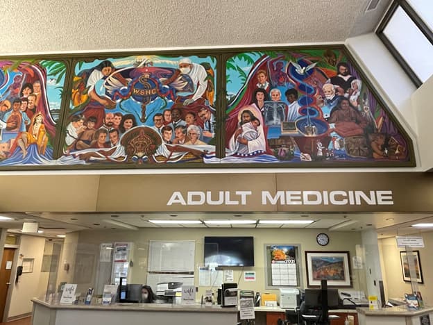 Mural and Adult Medicine Signage