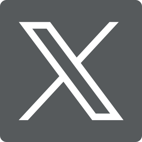 Gray X Twitter logo