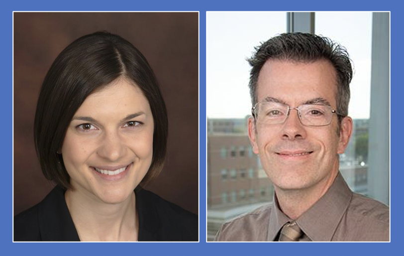 Portrait of Dr. Katherine Frasca and Dr. Brian Montague