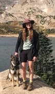 Photo of women in hat with dog