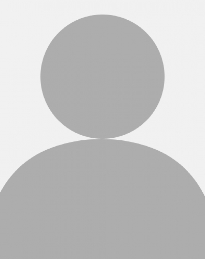 Gray silhouette of a person used as a placeholder profile image.