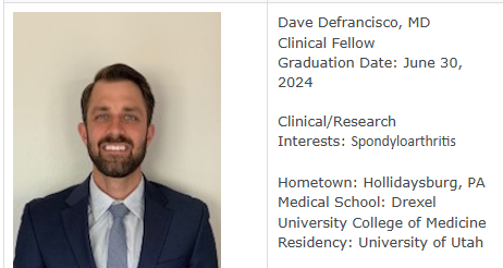 Previous Fellow Dr Dave Defrancisco Previous Fellow Dr Dave Defrancisco
