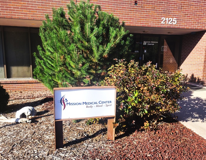 Exterior of the Mission Medical Center.