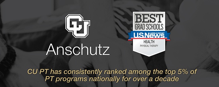 CU PT has consistently ranked among the top 5% of PT Programs nationally for over a decade.