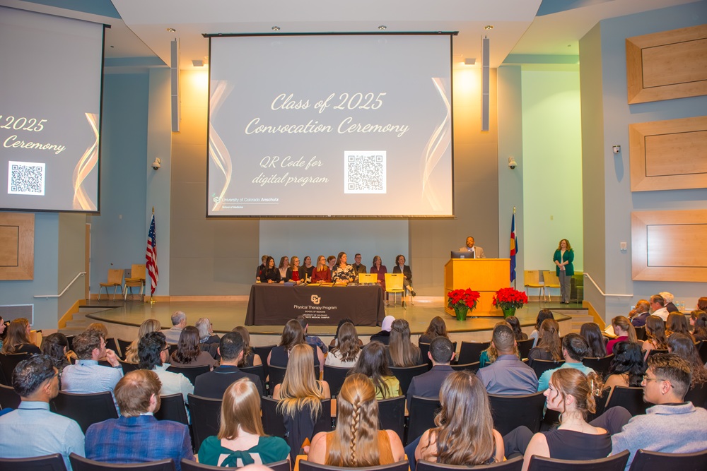 A full auditorium at Convocation 2025.