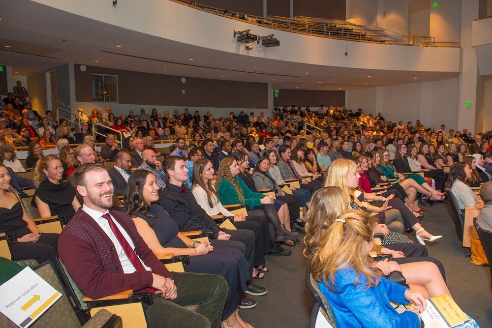 Graduating students gathered in the auditorium for Convocation 2025.