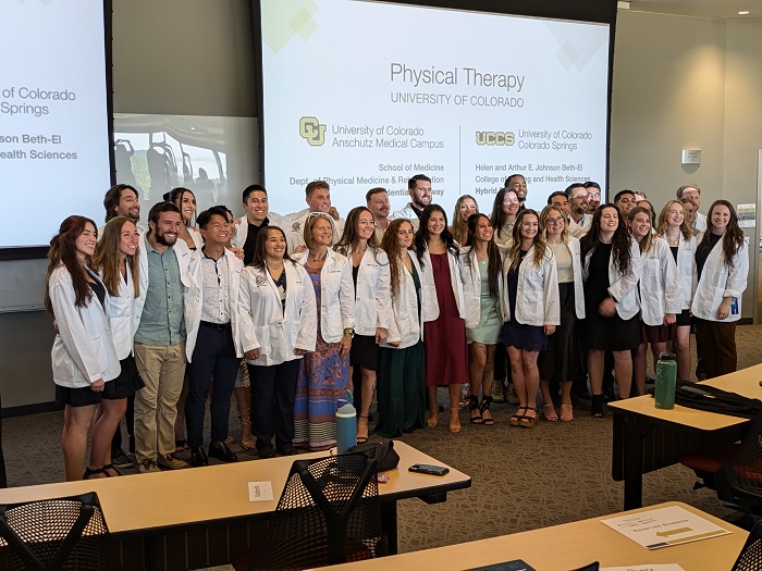 Group photo of the hybrid DPT Class of 2026