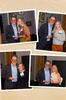 CHA/PA Alumni Receiving Alumni Awards from Jonathan Bowser, PA-C