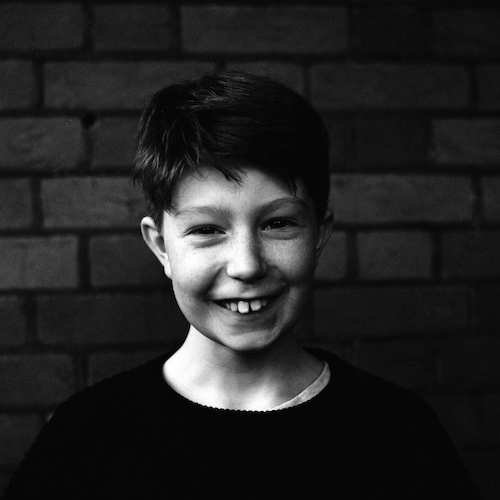 Male child smiling