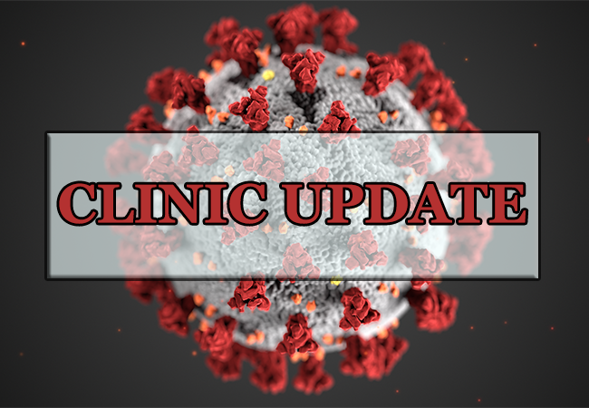 COVID-19 Clinic Update Graphic