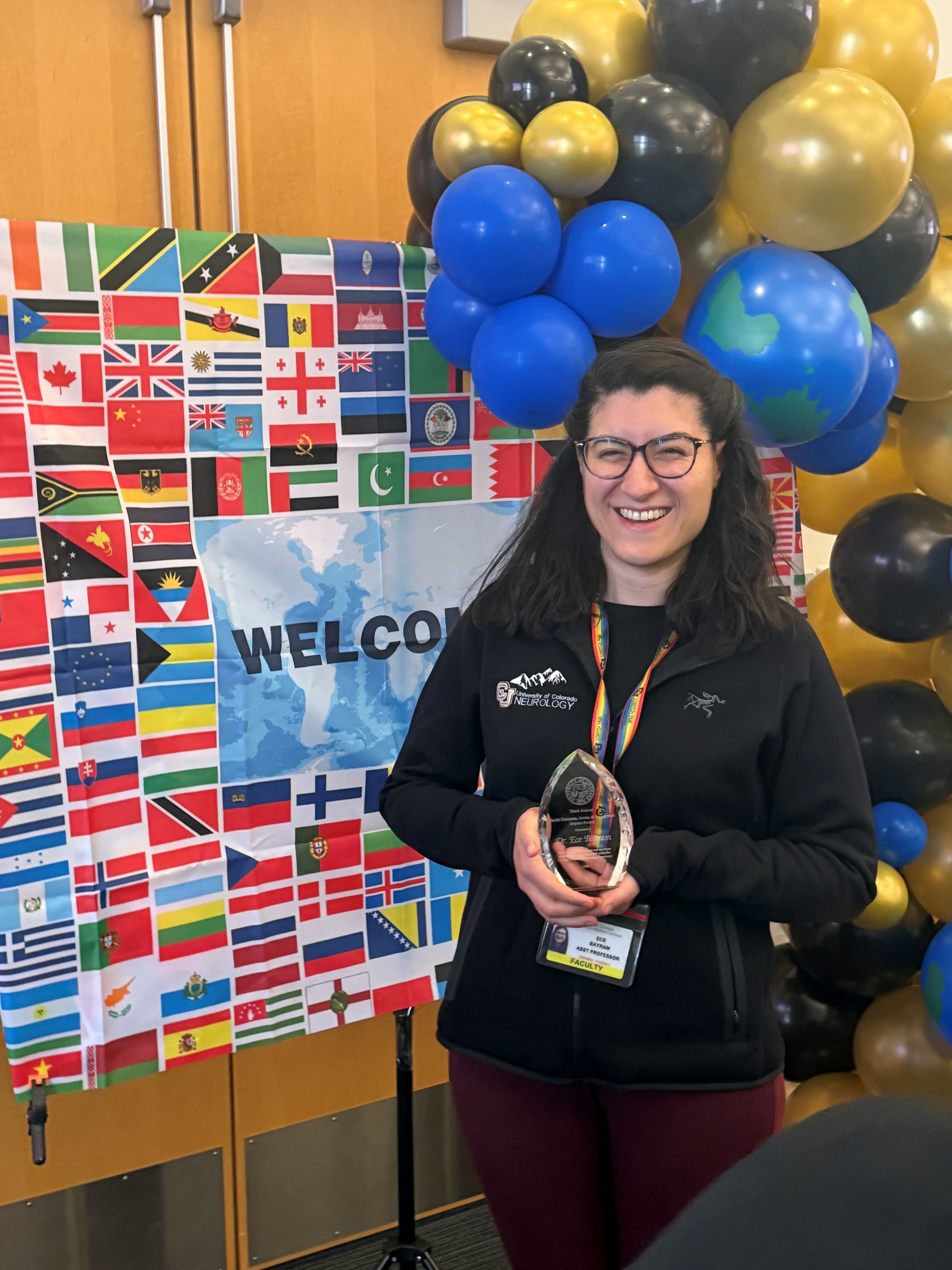 Winner of HAE Impact Award: Dr. Ece Bayram