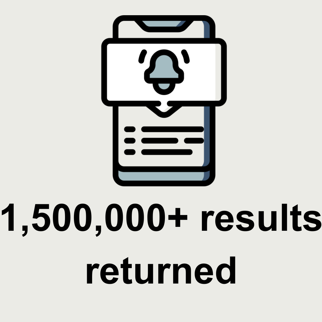 1,500,000+ results returned
