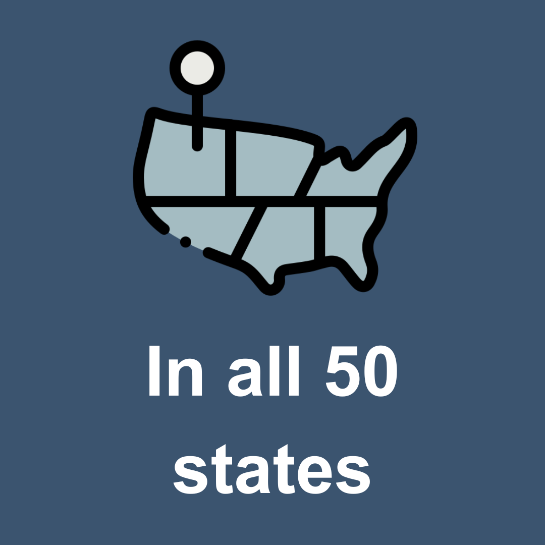 In all 50 states